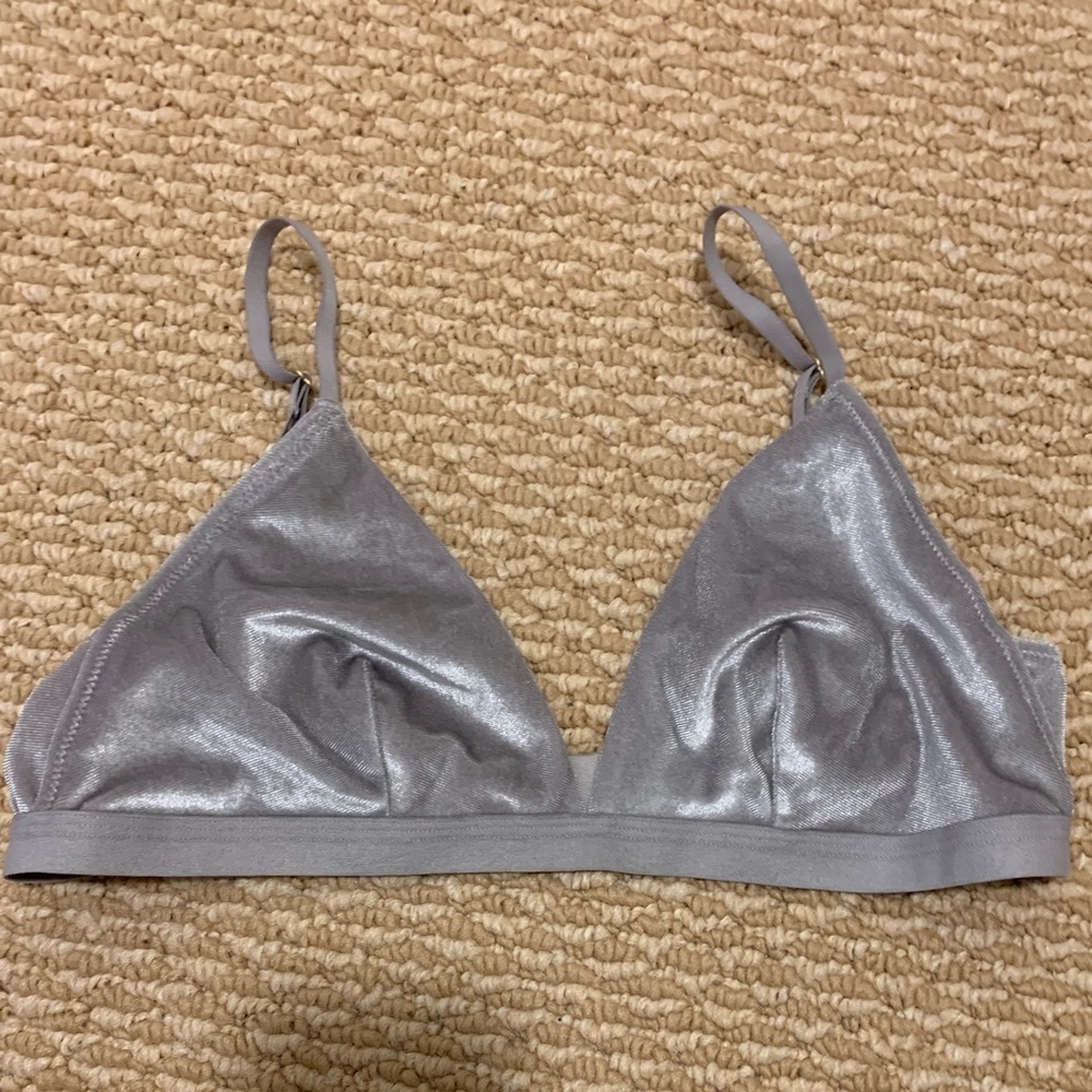 Madewell NWOT velvet bralette